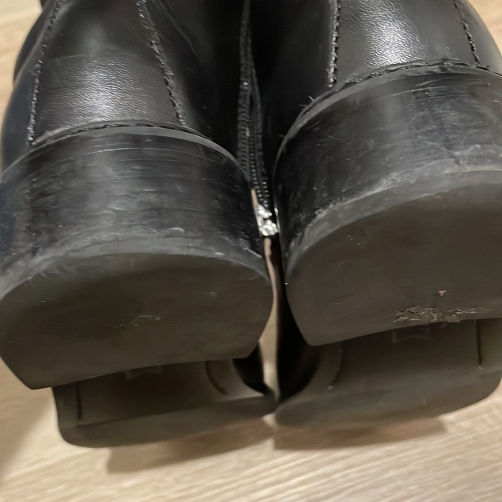 Marc Fisher LTD Diante Leather Buckle Boots - Picture 6 of 16